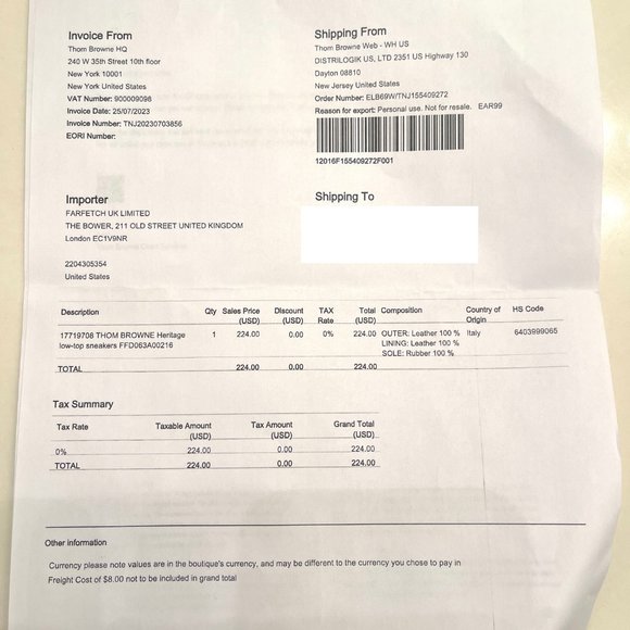 Women's Thom Browne Soft Patent Leather Heritage Black Sneaker Size 11 - Picture 16 of 16